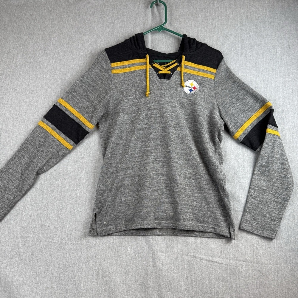 Pittsburgh Steelers NFL Sweater hoodie women's Antigua Large